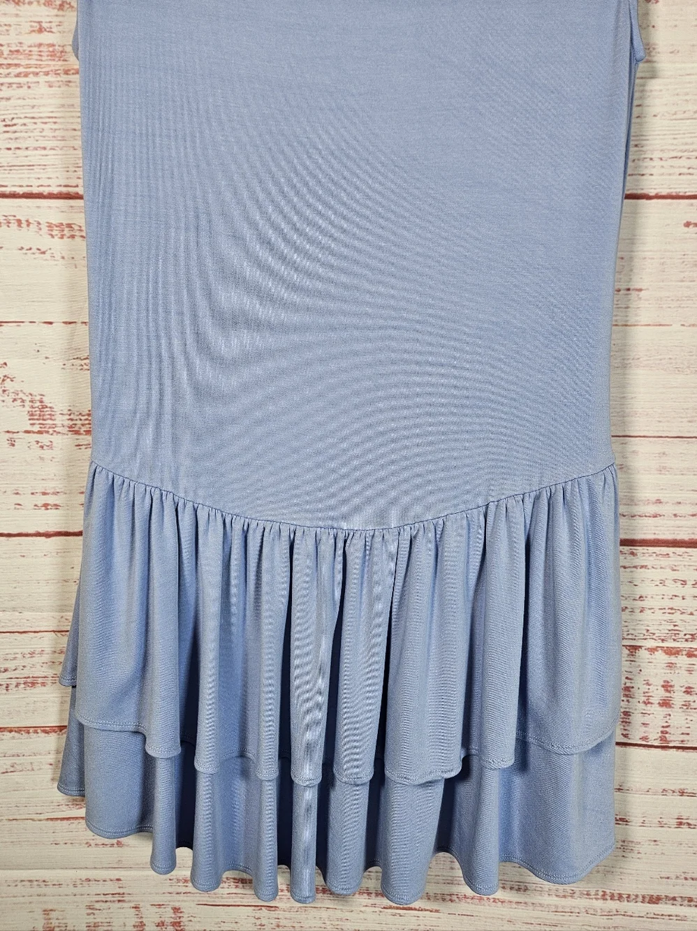Aritzia Wilfred Bloomsbury Lilac Tiered Mini Dress - Picture 3 of 10